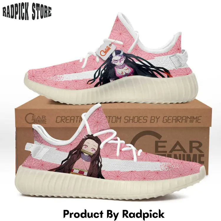 Nezuko yeezy shoes anime sneakers  rp148148148